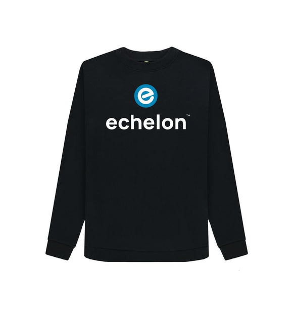 Black Women's 100% Organic Cotton Crewneck Jumper