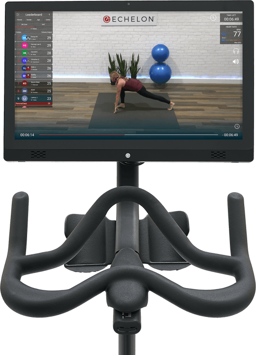 Instructor teaching a yoga class