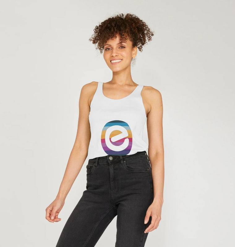 Women's 100% Organic Cotton Vest e Top