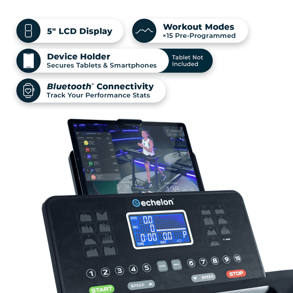 Echelon Stride-30 Sport Folding Connected Treadmill - Echelon Fit UK
