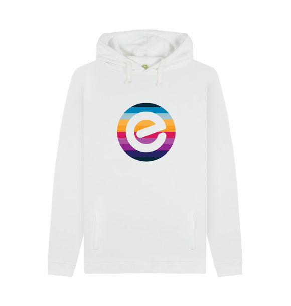 White Men's 100% Organic Hoodie