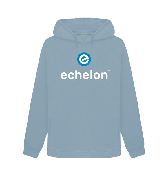 Stone Blue Women's 100% Organic Cotton Hoodie