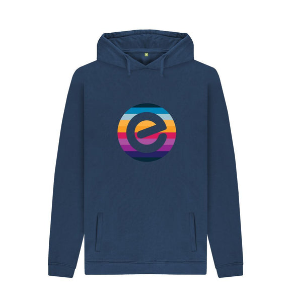 Navy Men's 100% Organic Hoodie