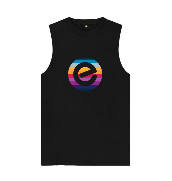 Men's 100% Organic E Logo Cotton Vest - Echelon Fit UK