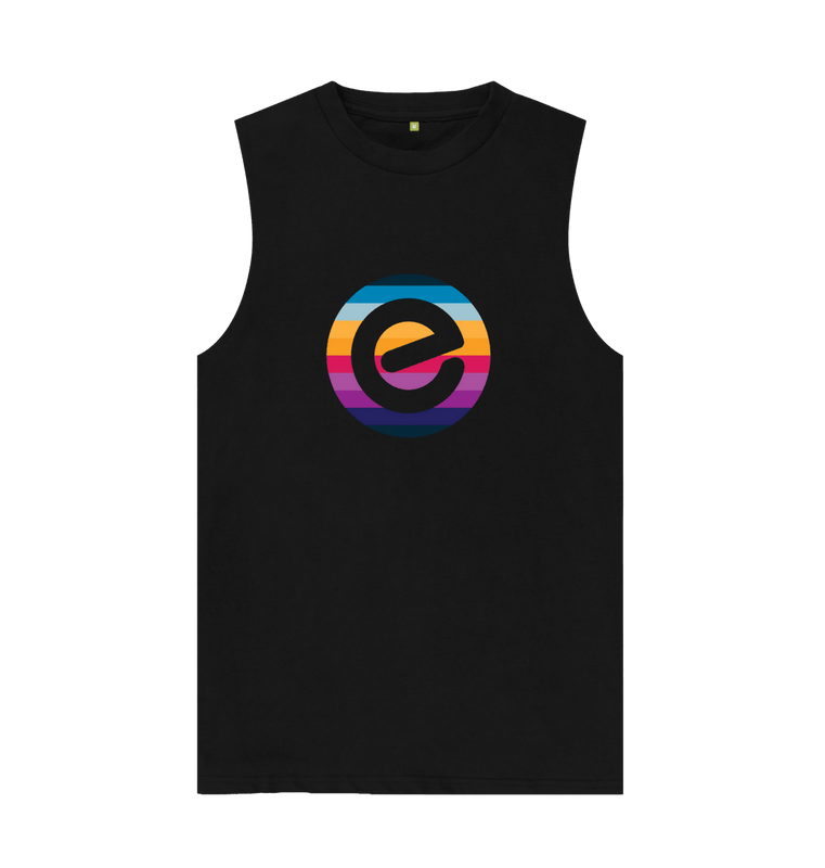 Men's 100% Organic E Logo Cotton Vest - Echelon Fit UK