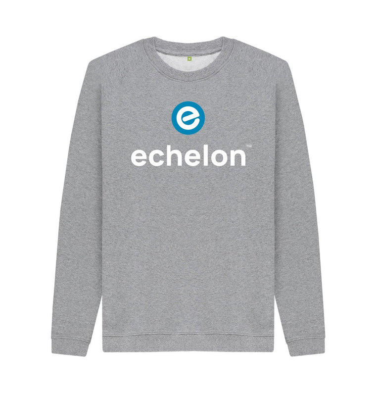 Light Heather Men's 100% Organic Cotton Crewneck Jumper