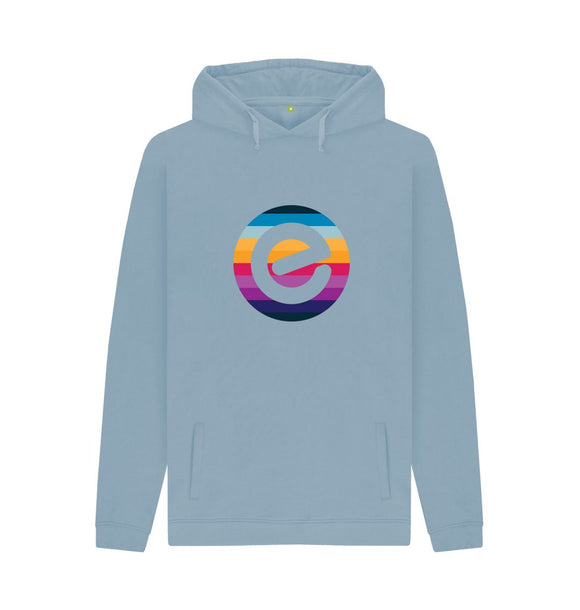 Stone Blue Men's 100% Organic Hoodie