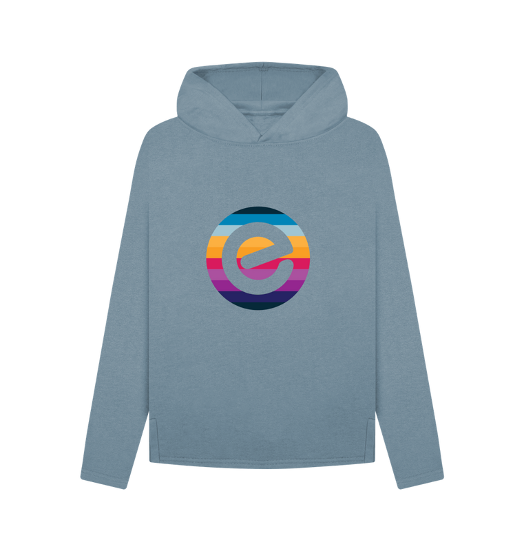 Stone Blue Women's Organic Cotton Hoodie