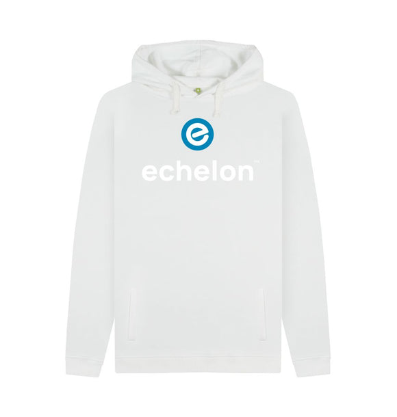 White Men's 100% Organic Cotton Hoodie