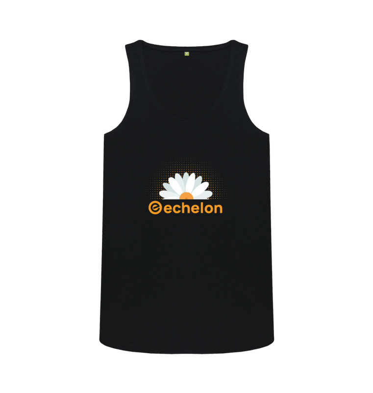 Women's 100% Organic Cotton Daisy Vest Top - Echelon Fit UK