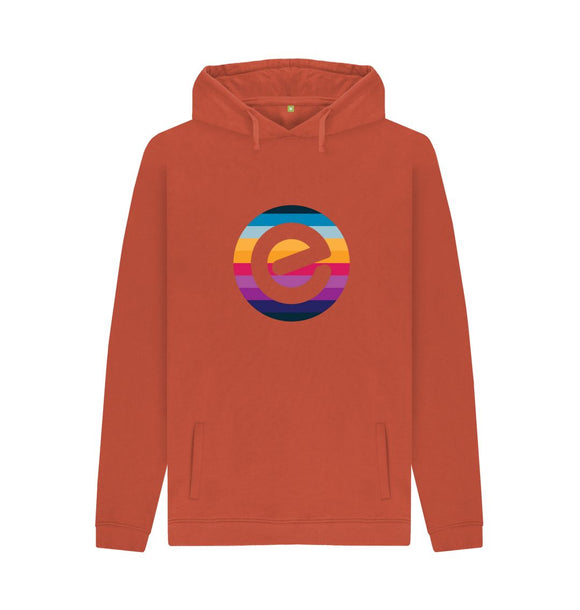 Rust Men's 100% Organic Hoodie