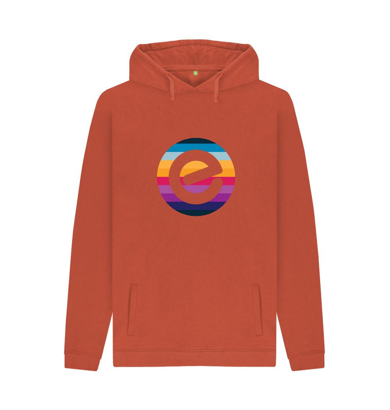 Rust Men's 100% Organic Hoodie