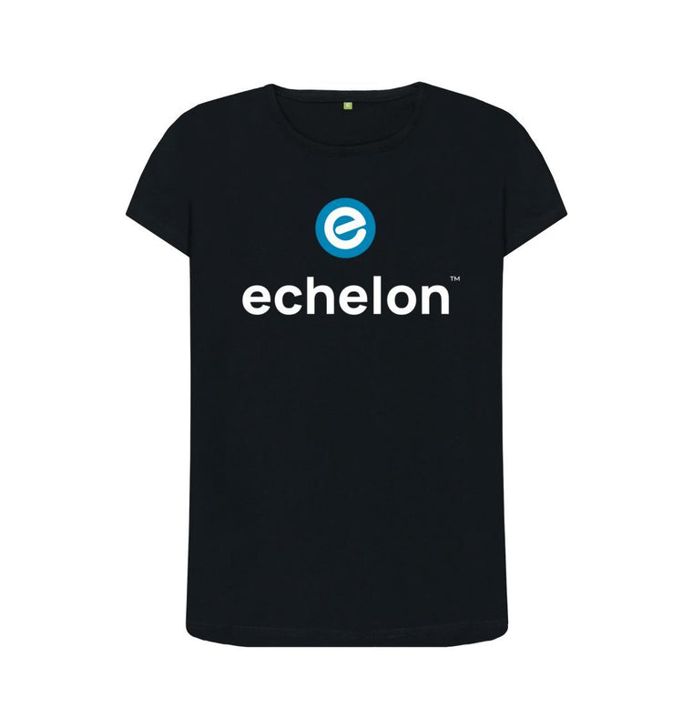 Black Women's 100% Organic Cotton Crew Neck T-Shirt