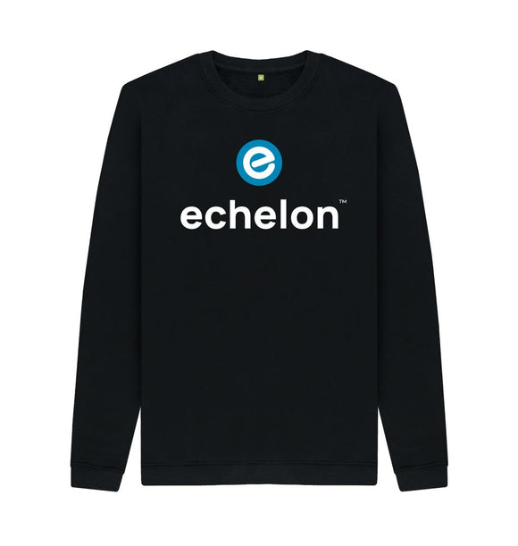 Black Men's 100% Organic Cotton Sweatshirt