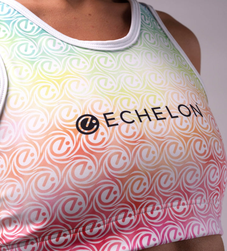 Luxe Crop Rainbow - Limited Edition - Echelon Fit UK