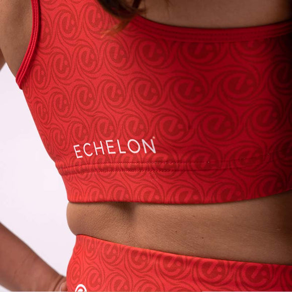 Luxe Crop Red - Limited Edition - Echelon Fit UK