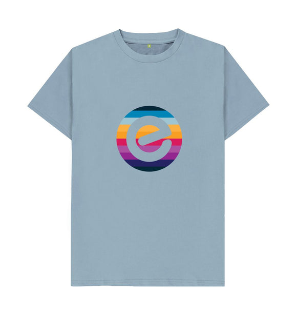 Men's e Logo 100% Organic Cotton T-Shirt - Echelon Fit UK