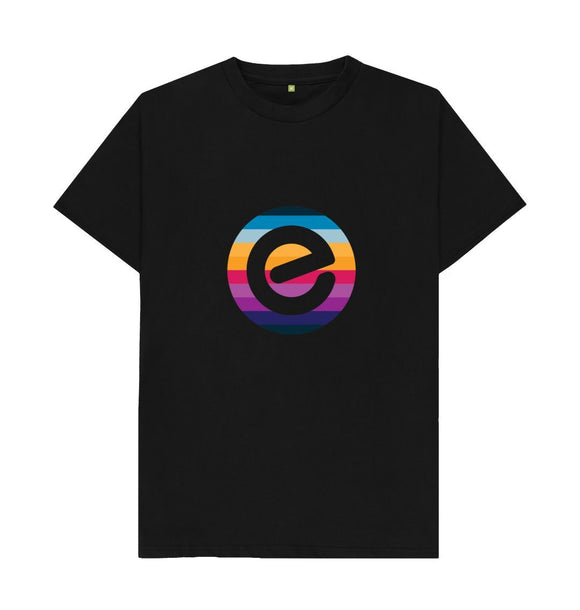 Men's e Logo 100% Organic Cotton T-Shirt - Echelon Fit UK