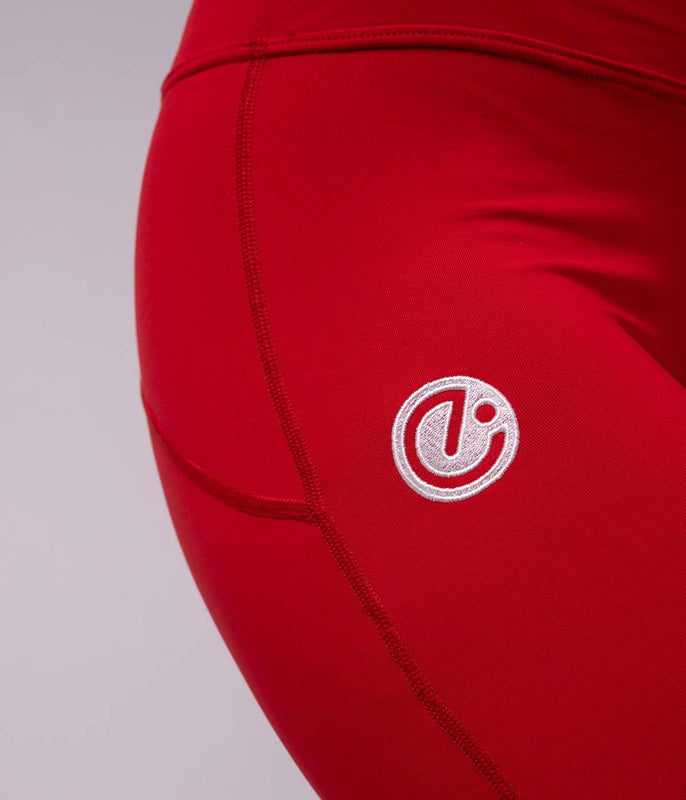 Move Capris - Red - Echelon Fit UK
