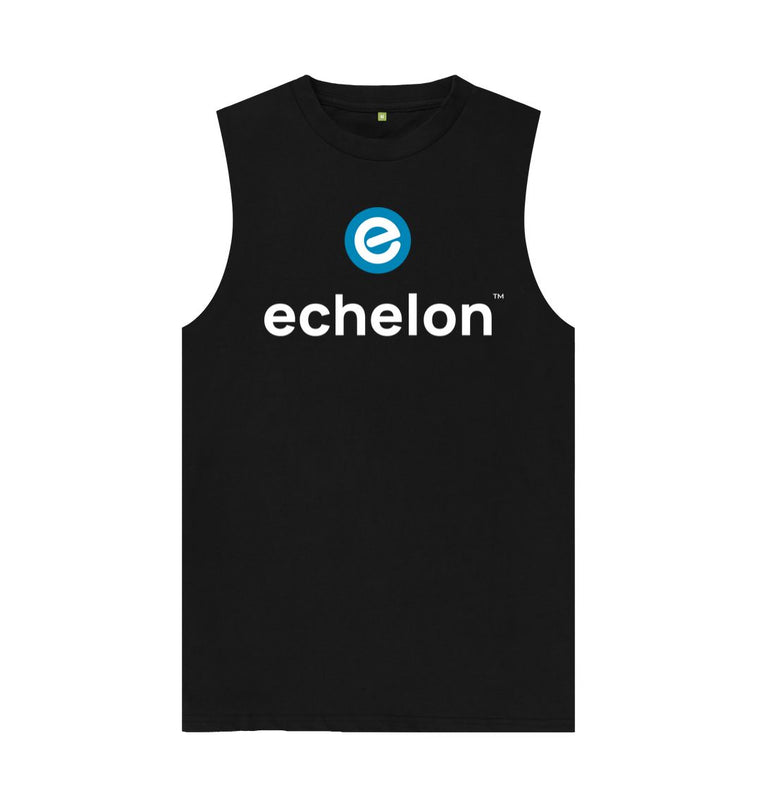 Black Men's 100% Organic Cotton Vest