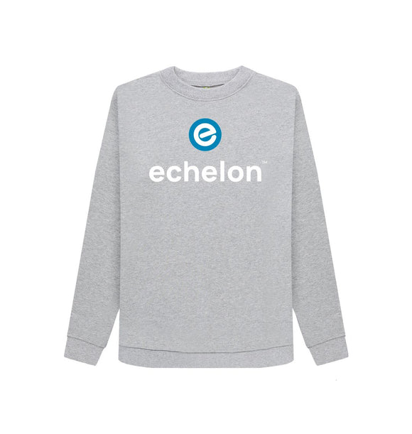 Women's 100% Organic Cotton Crewneck Jumper - Echelon Fit UK