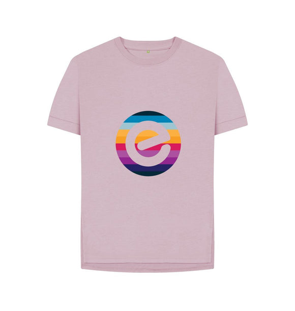Women's 100% Organic Cotton Relaxed Fit e Tee - Echelon Fit UK