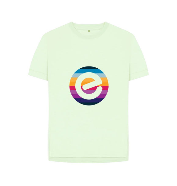 Women's 100% Organic Cotton Relaxed Fit e Tee - Echelon Fit UK
