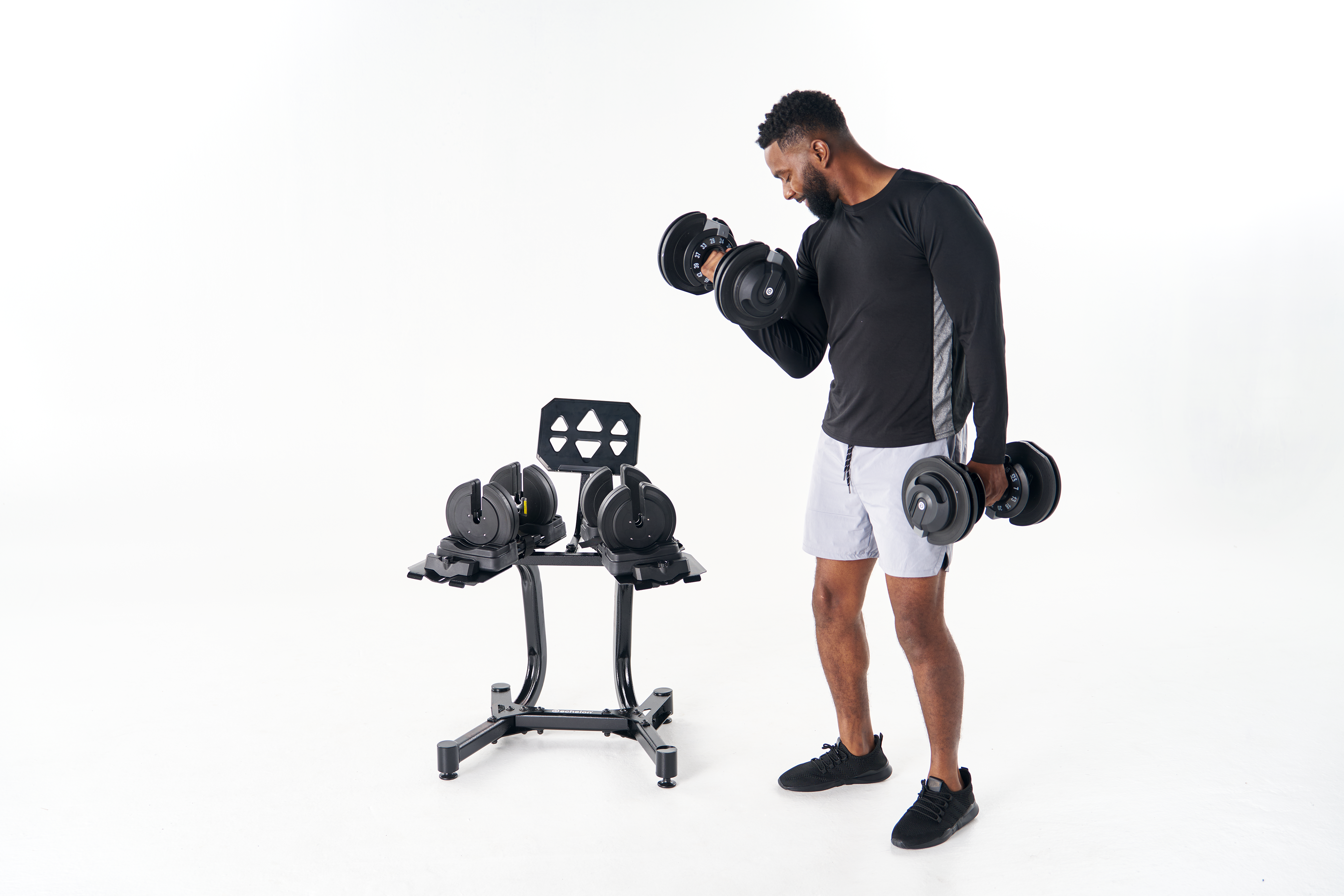 Stand Strength Adjustable Dumbbell Stand