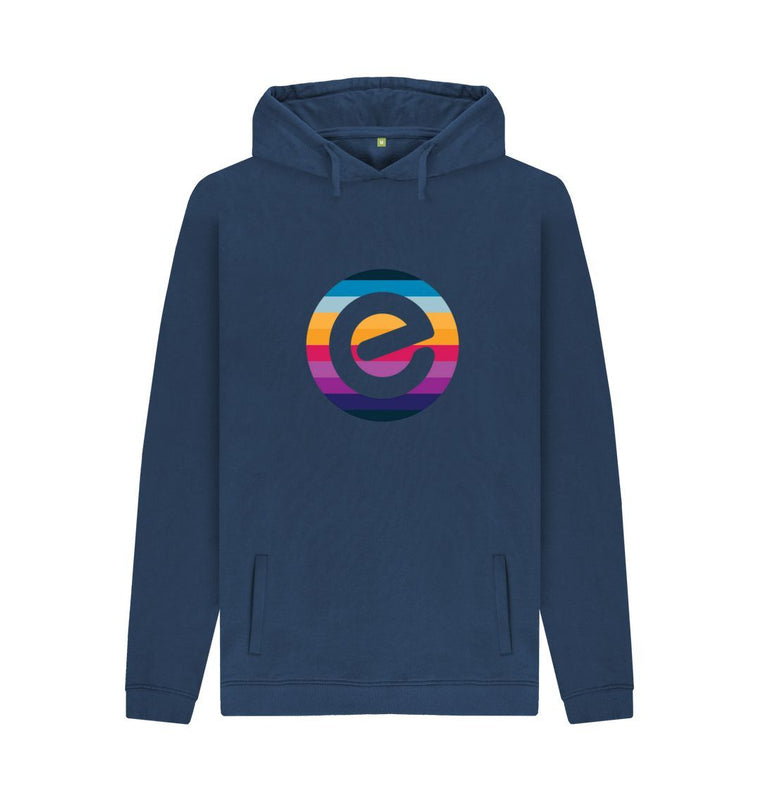 Navy Men's 100% Organic  Hoodie