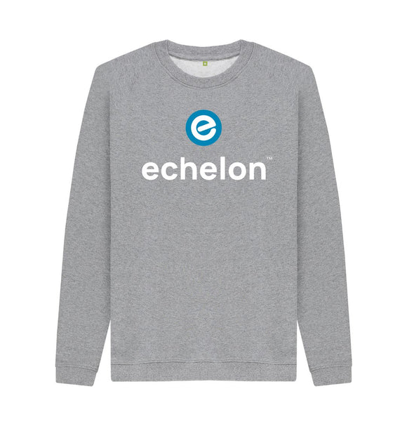 Men's 100% Organic Cotton Crewneck Jumper - Echelon Fit UK