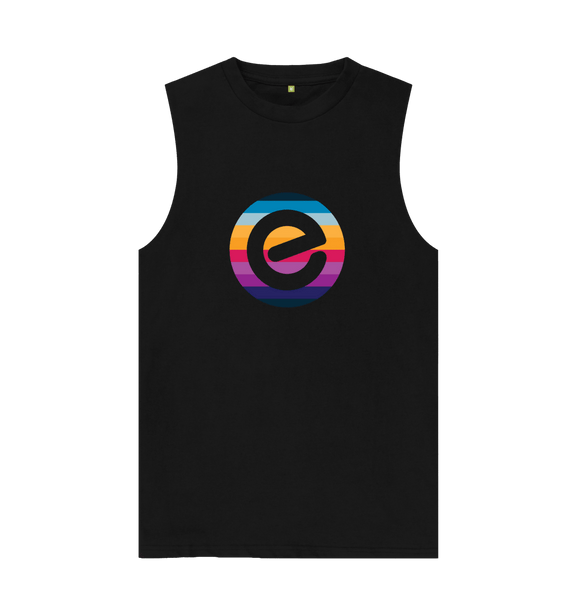 Men's 100% Organic E Logo Cotton Vest - Echelon Fit UK