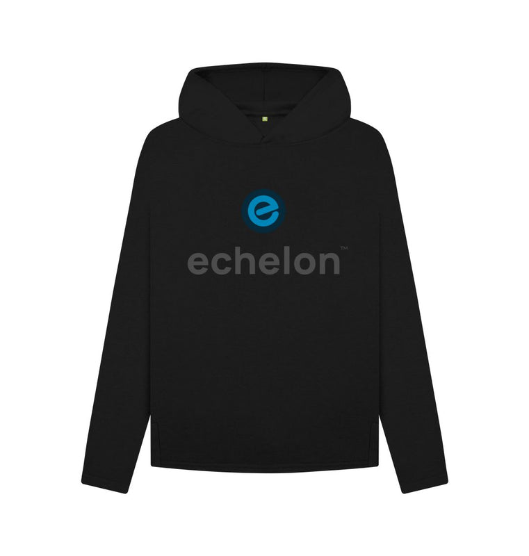 Black Echelon Logo Hoodie