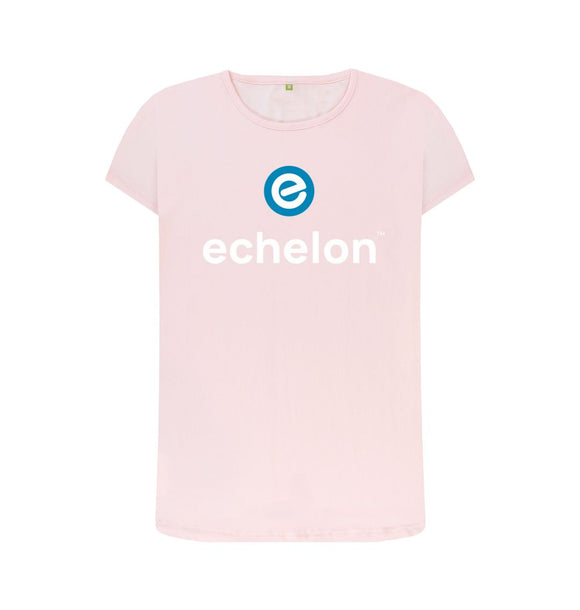 Women's 100% Organic Cotton Crew Neck T-Shirt - Echelon Fit UK