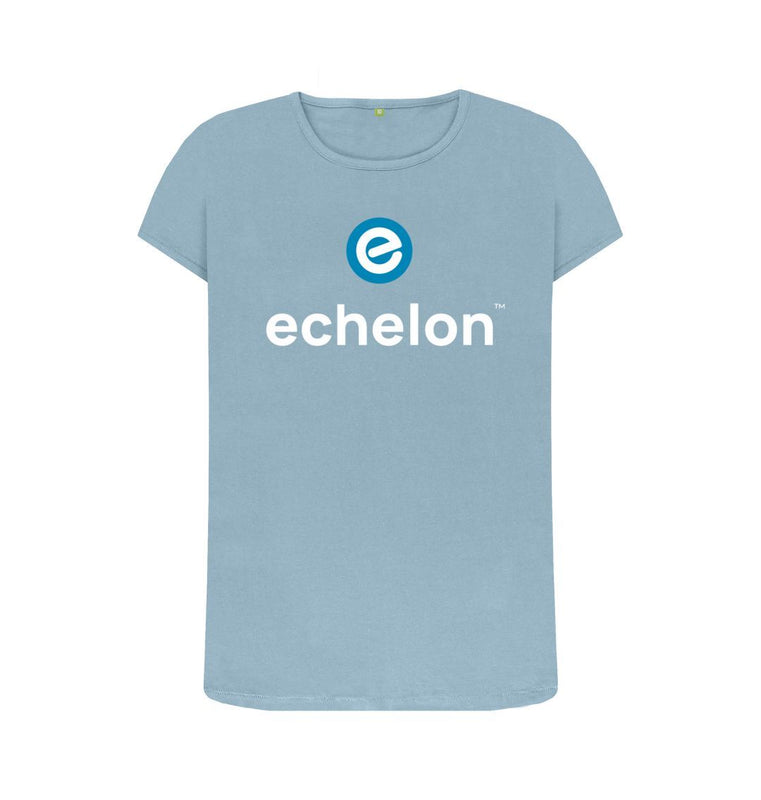 Women's 100% Organic Cotton Crew Neck T-Shirt - Echelon Fit UK