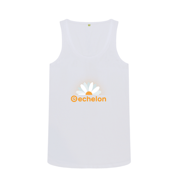 Women's 100% Organic Cotton Daisy Vest Top - Echelon Fit UK
