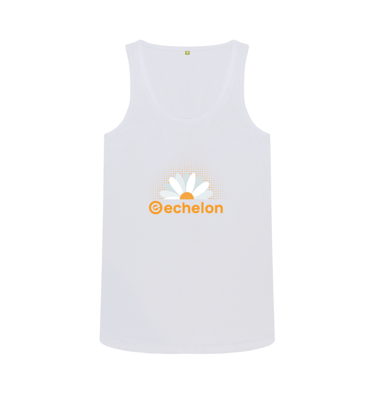 Women's 100% Organic Cotton Daisy Vest Top - Echelon Fit UK