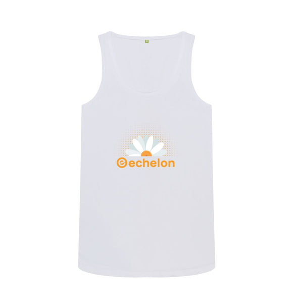 Women's 100% Organic Cotton Daisy Vest Top - Echelon Fit UK