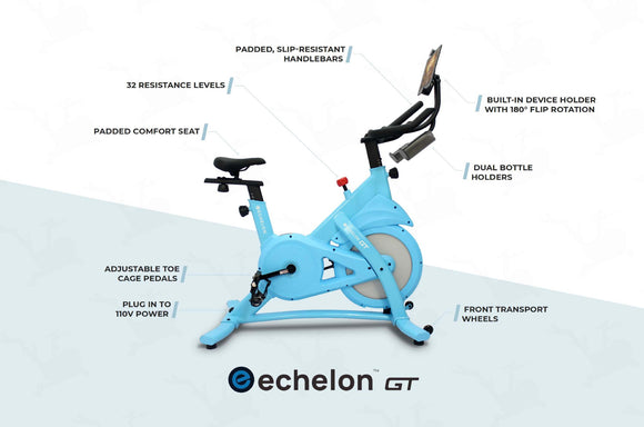 Echelon GT Smart Connect Bike - Limited Edition Blue