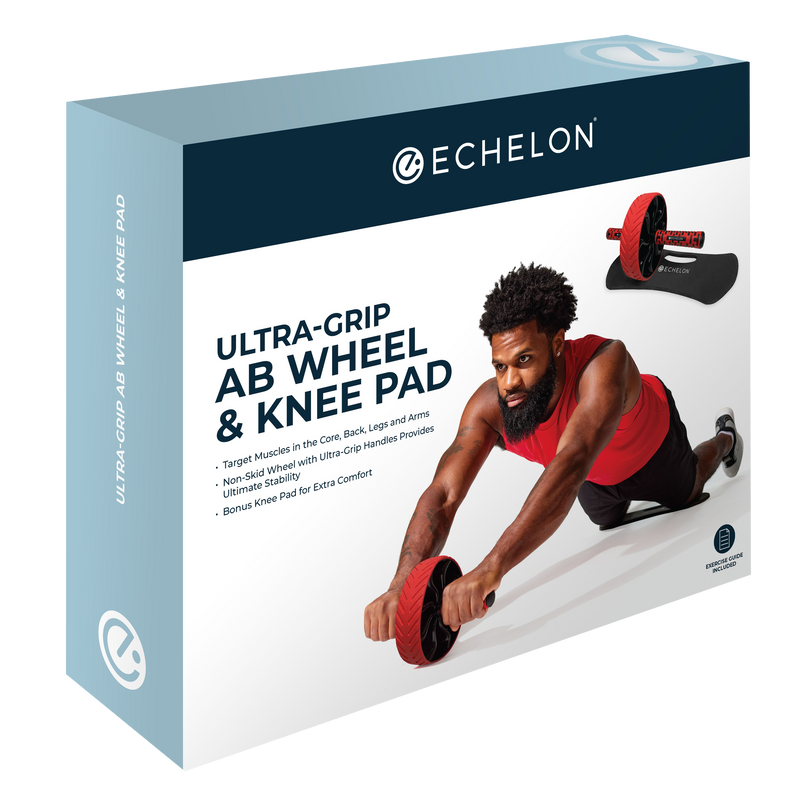 Ultra Grip Ab Wheel & Knee Pad