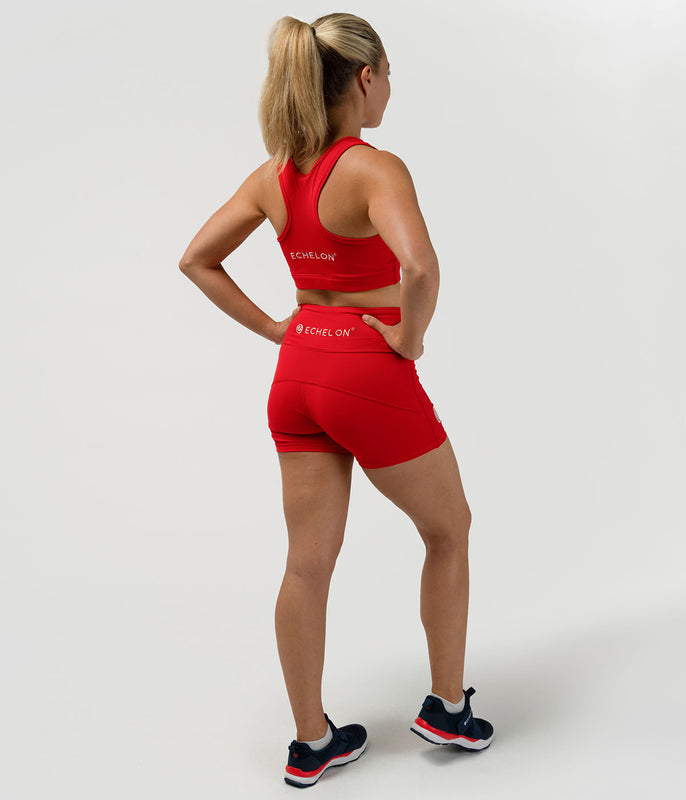 Move Shorts - Red