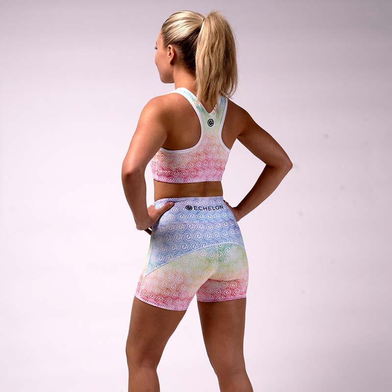 Rainbow 2025 workout shorts