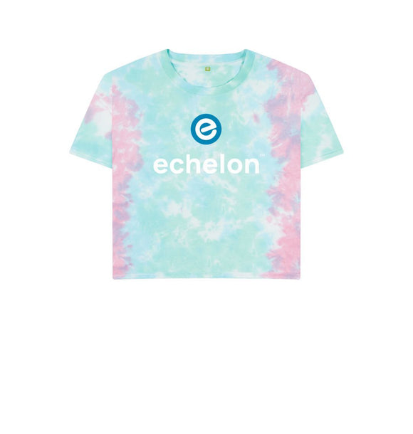 Pastel Tie Dye Women's 100% Organic Cotton Boxy T-Shirt