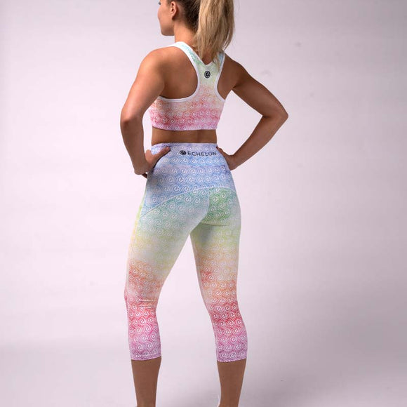 Luxe Capris Rainbow - Limited Edition - Echelon Fit UK