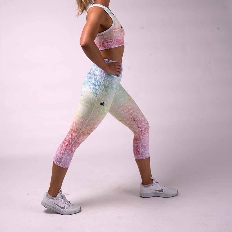 Luxe Capris Rainbow - Limited Edition - Echelon Fit UK