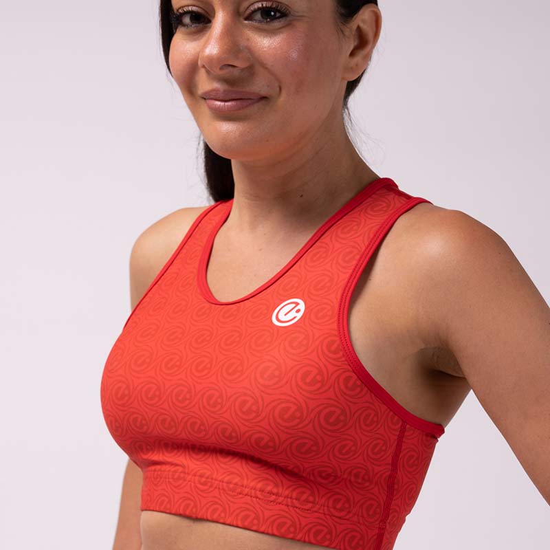 Luxe Crop Red - Limited Edition - Echelon Fit UK