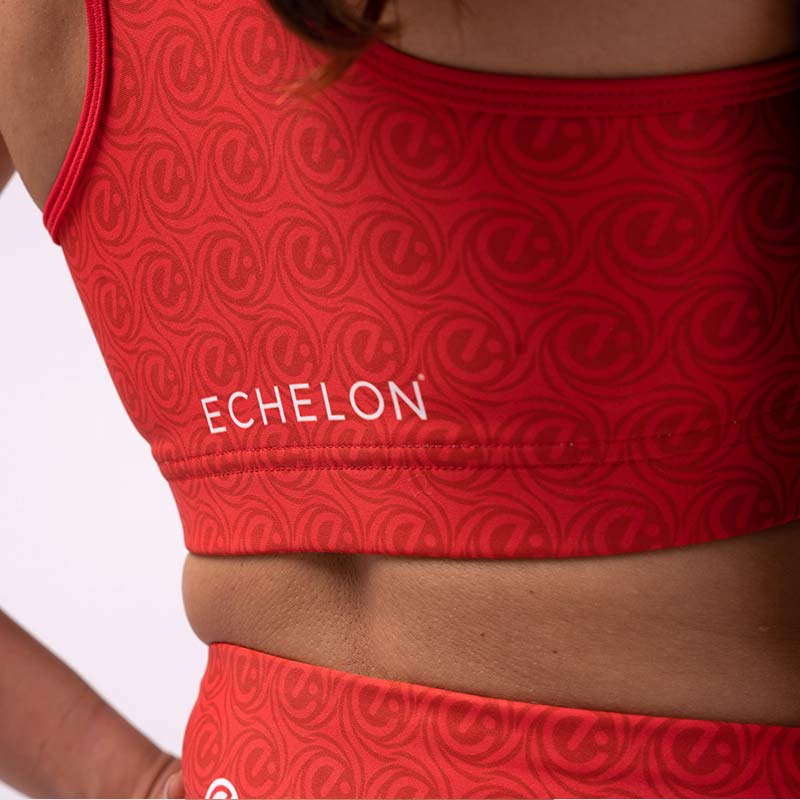 Luxe Crop Red - Limited Edition - Echelon Fit UK