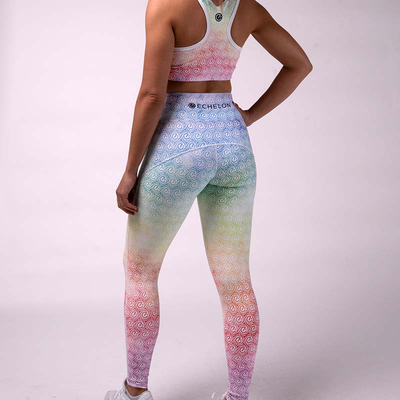 Luxe Leggings Rainbow - Limited Edition - Echelon Fit UK