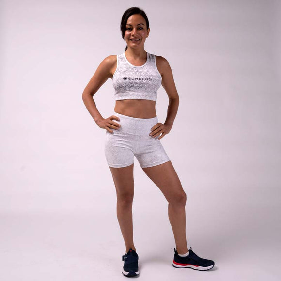 Luxe Shorts Greyscale - Limited Edition - Echelon Fit UK