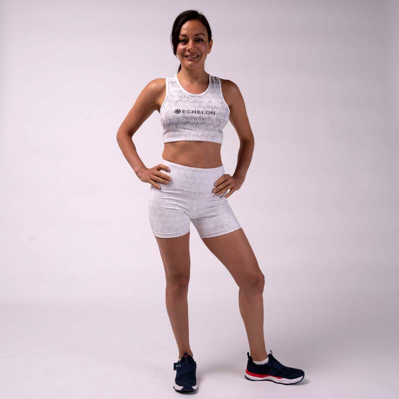 Luxe Shorts Greyscale - Limited Edition - Echelon Fit UK