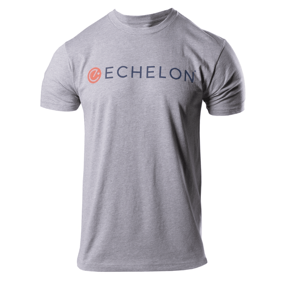 Men's Crewneck Tee - Light Heather - Echelon Fit UK